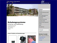 Tablet Screenshot of idv-didaktik.de